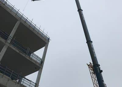 Lift installation at Crossrail