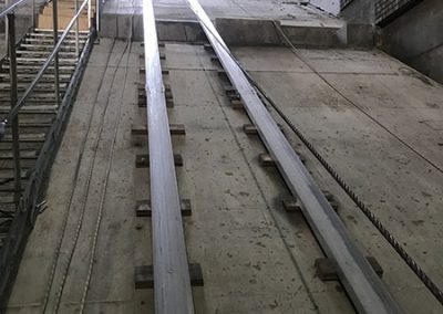 Lift installation at Crossrail