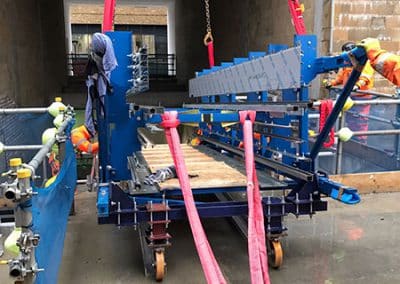 Lift installation at Crossrail
